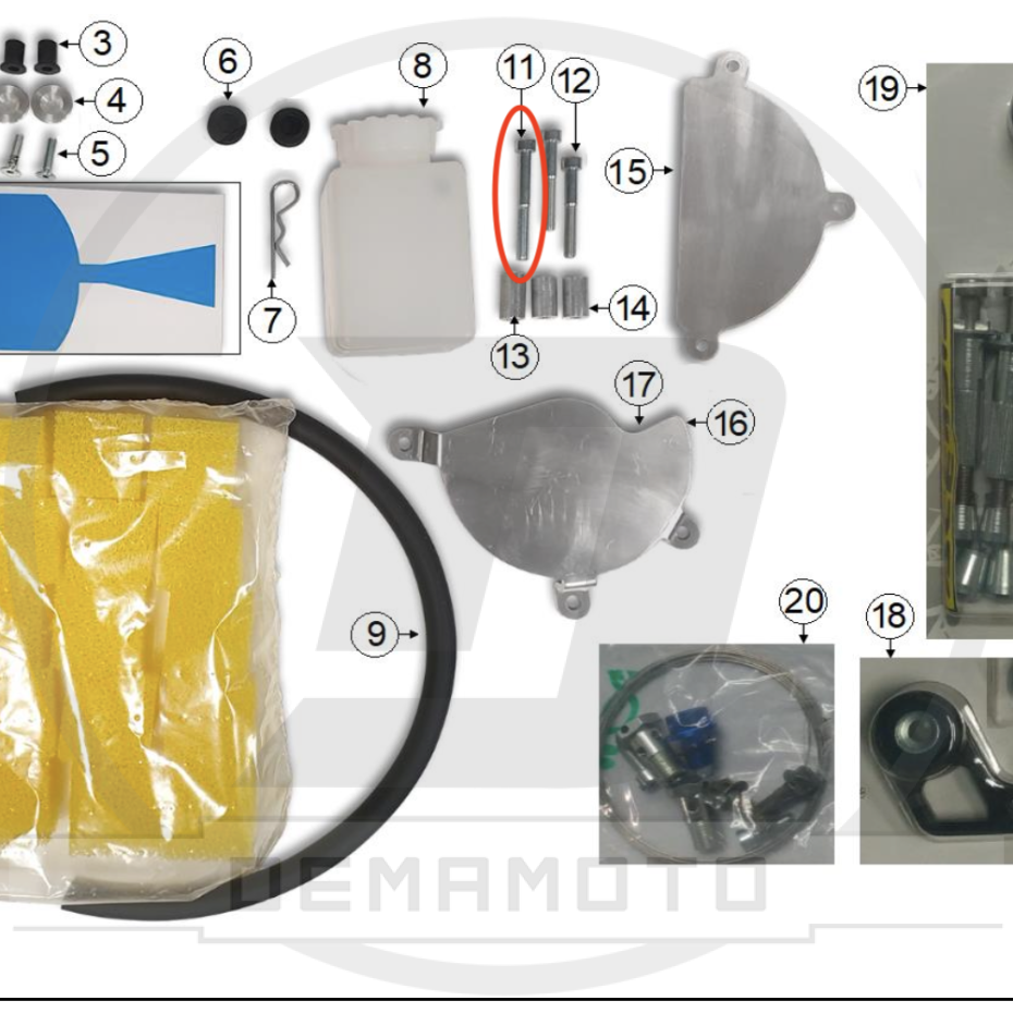 VITE PROTEZIONE FRIZIONE TCEI M6X55 UNI 5931 - immagine 2