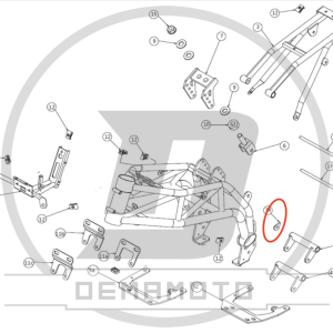 Rondella attacco motore posteriore 160 4S - immagine 2