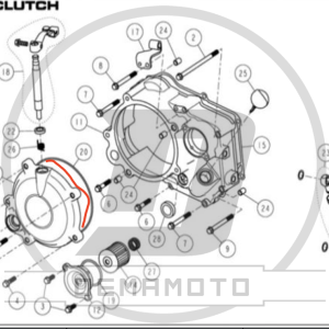 O-RING COPERCHIO FRIZIONE OHVALE 190 - immagine 2