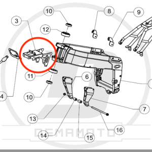 TELAIETTO ANTERIORE GP-7