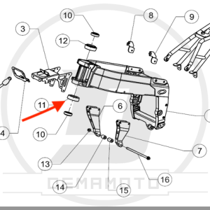 BOCCOLA INFERIORE PERNO STERZO