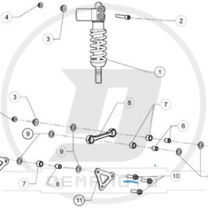 VITE TE FLANG.SFER. M10x1.25