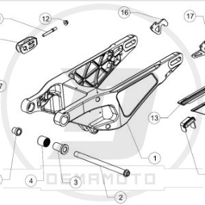 GHIERA FISSAGGIO PERNO-GUK M17x1 GP-7