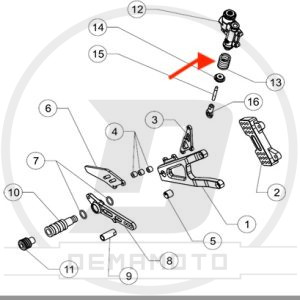 Molla esterna valvola 160 4S/ Molla ritorno leva freno GP-7