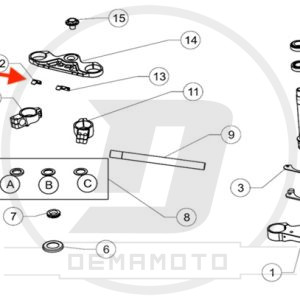 SUPPORTO SERBATOIO POMPA FRENO ANT-DX GP-7