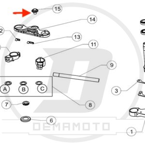 VITE FISSAGGIO PIASTRE STERZO GP-7