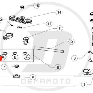 DISTANZIALE ALTEZZA PIASTRA GP-7 - 5mm