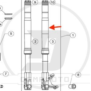STELO FORCELLA SINISTRA OHVALE GP-7