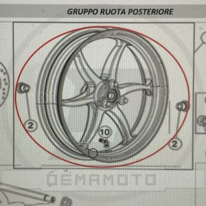 CERCHIO POST FORGIATO COMPL. GP-7