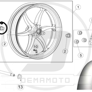 DISTANZIALE RUOTA POSTERIORE OHVALE GP-7
