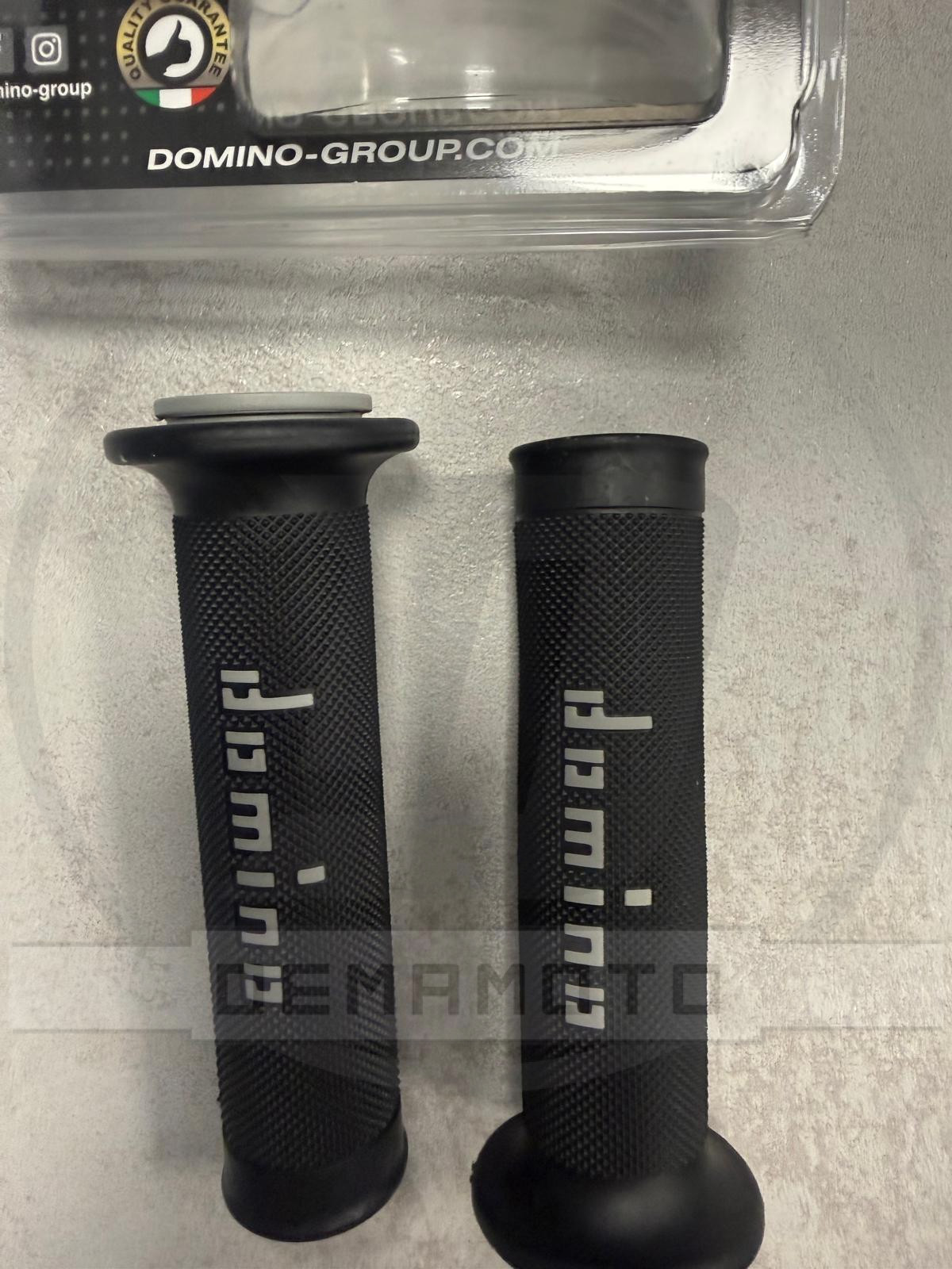 Coppia manopole nero/grigio Ohvale Gp-7/GP-0 E GP-2