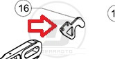 PIASTRA DX ATTACCO CAVALLETTO GP-7