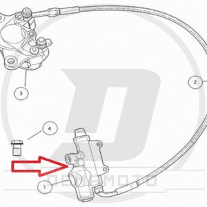 POMPA POSTERIORE 13 BREMBO